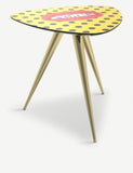 Seletti wooden side table TOILETPAPER 48cm, imported from the UK