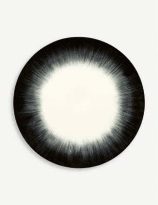 Ann Demeulemeester x Serax porcelain plate, Dé variation no.5, 24cm, UK version