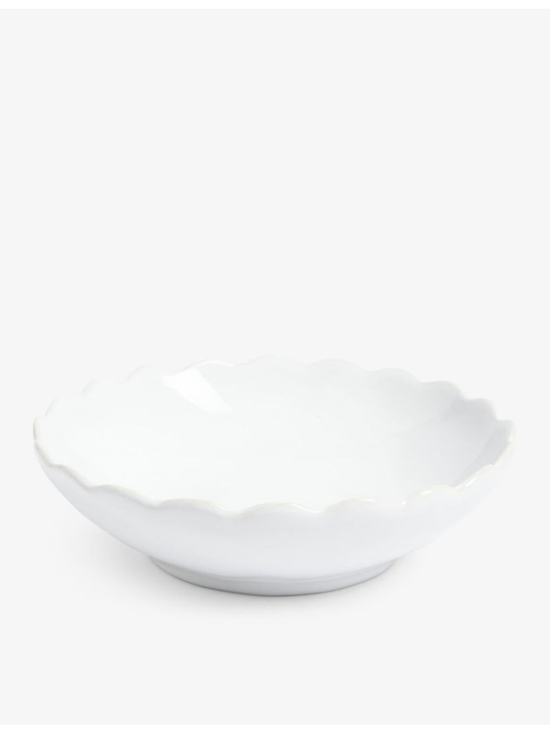 The White Company Portobello scalloped stoneware bowls, set of two, UK version