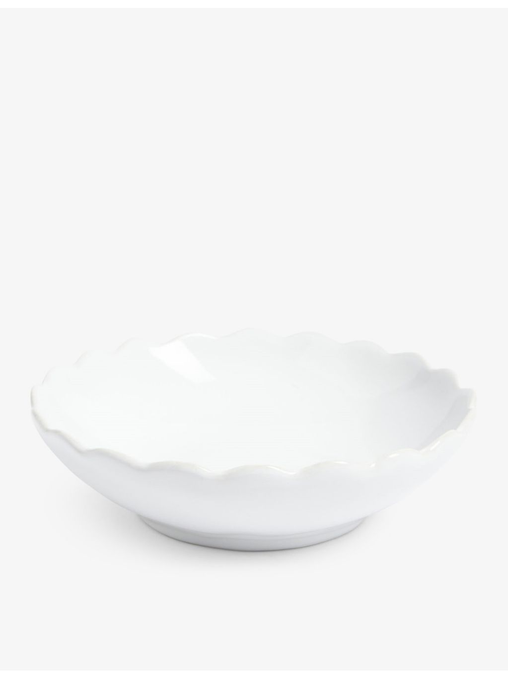The White Company Portobello scalloped stoneware bowls, set of two, UK version