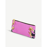 Seletti lipstick-print faux-leather pencil case 21cm, UK version