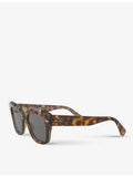 Ray-Ban RB2186 rectangular sunglasses acetate (British brand)
