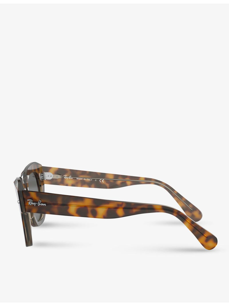 Ray-Ban RB2186 rectangular sunglasses acetate (British brand)