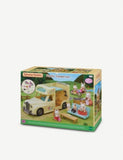 Sylvanian Families Family Campervan toy with 39 pieces, imported from the UK
