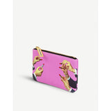 Seletti lipstick-print faux-leather case 15cm by 9cm (British brand)
