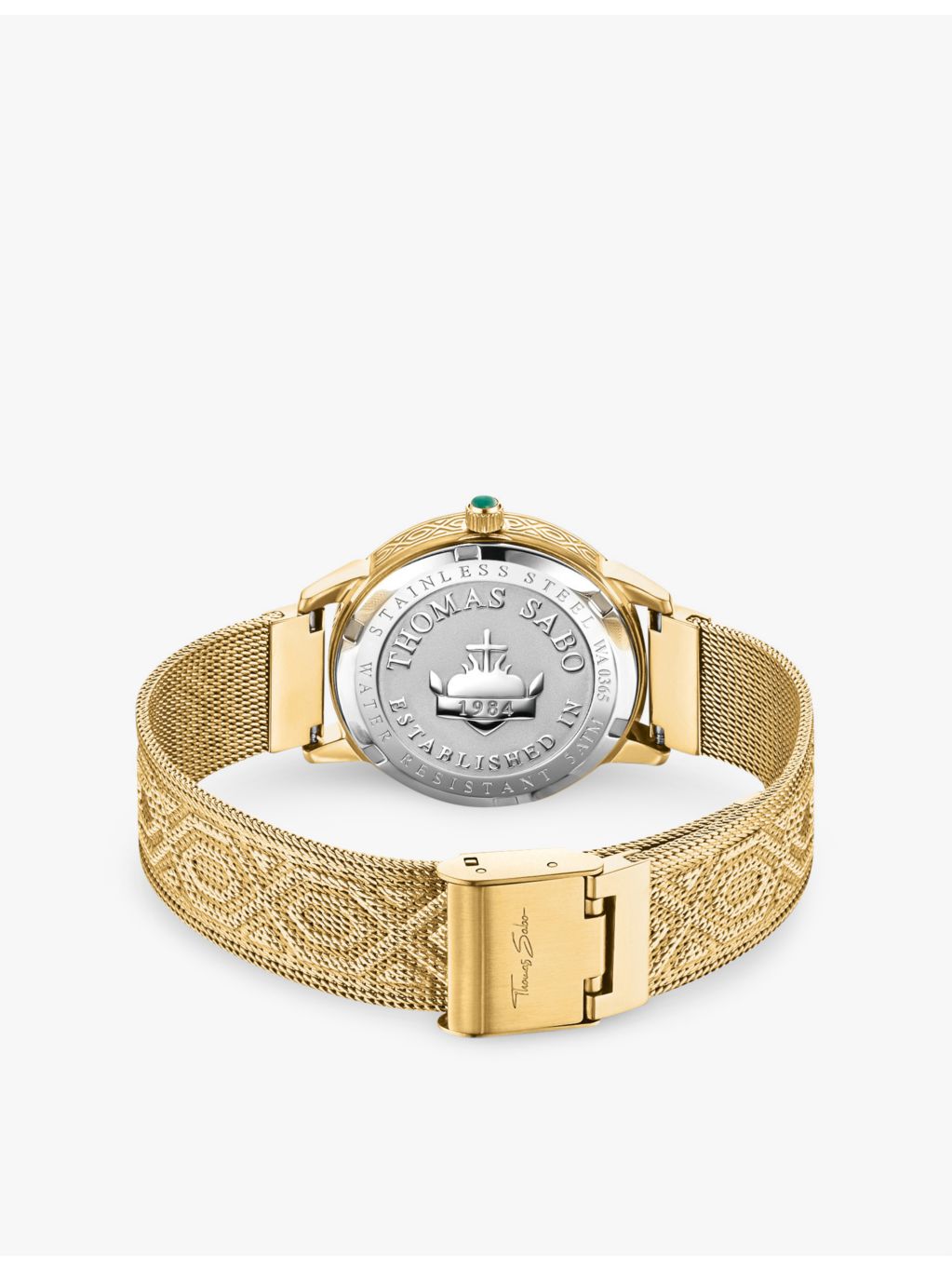 Thomas Sabo gold-plated watch 33mm with Milanaise bracelet, imported from the UK
