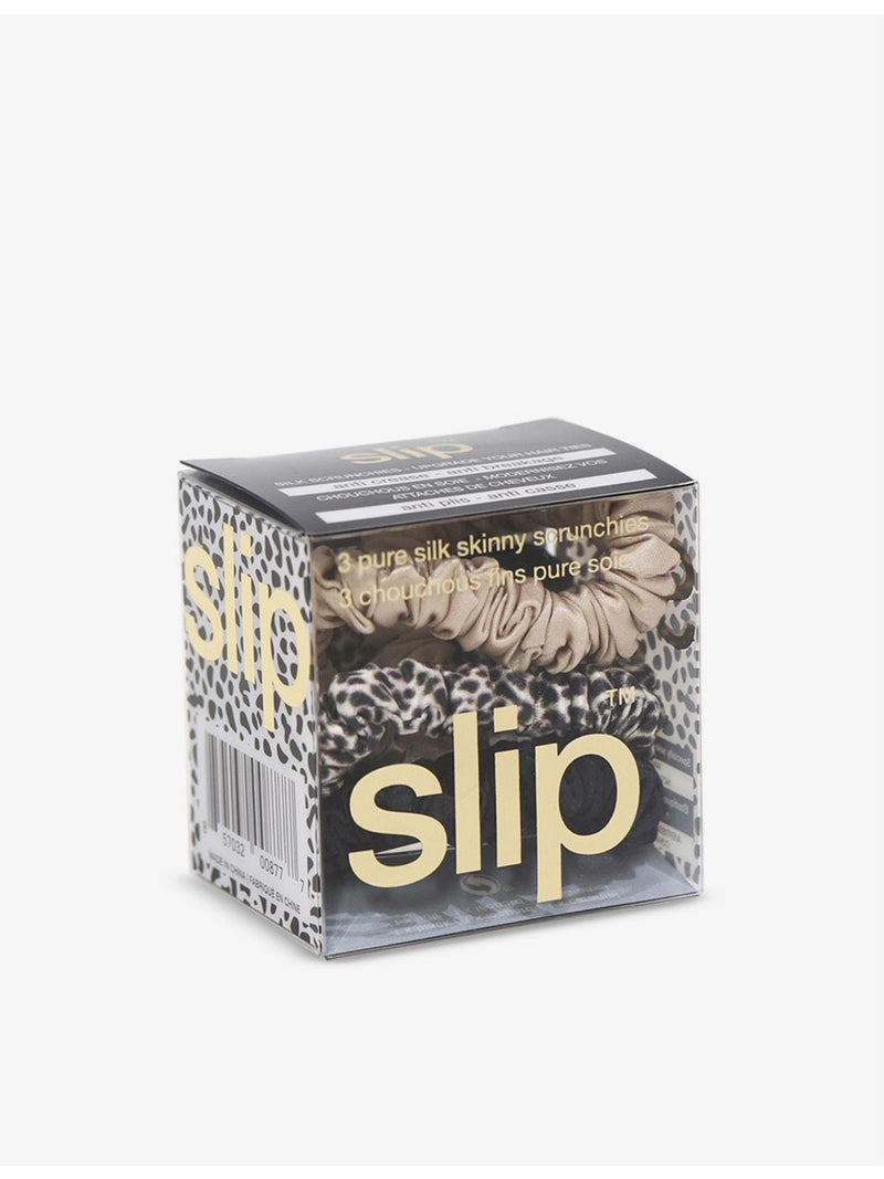 Slip silk skinnies scrunchies pack of three (British brand)