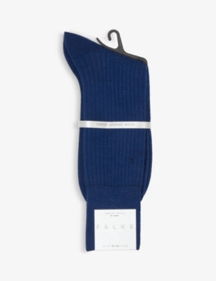 Falke No7 Ribbed Merino Wool Socks
