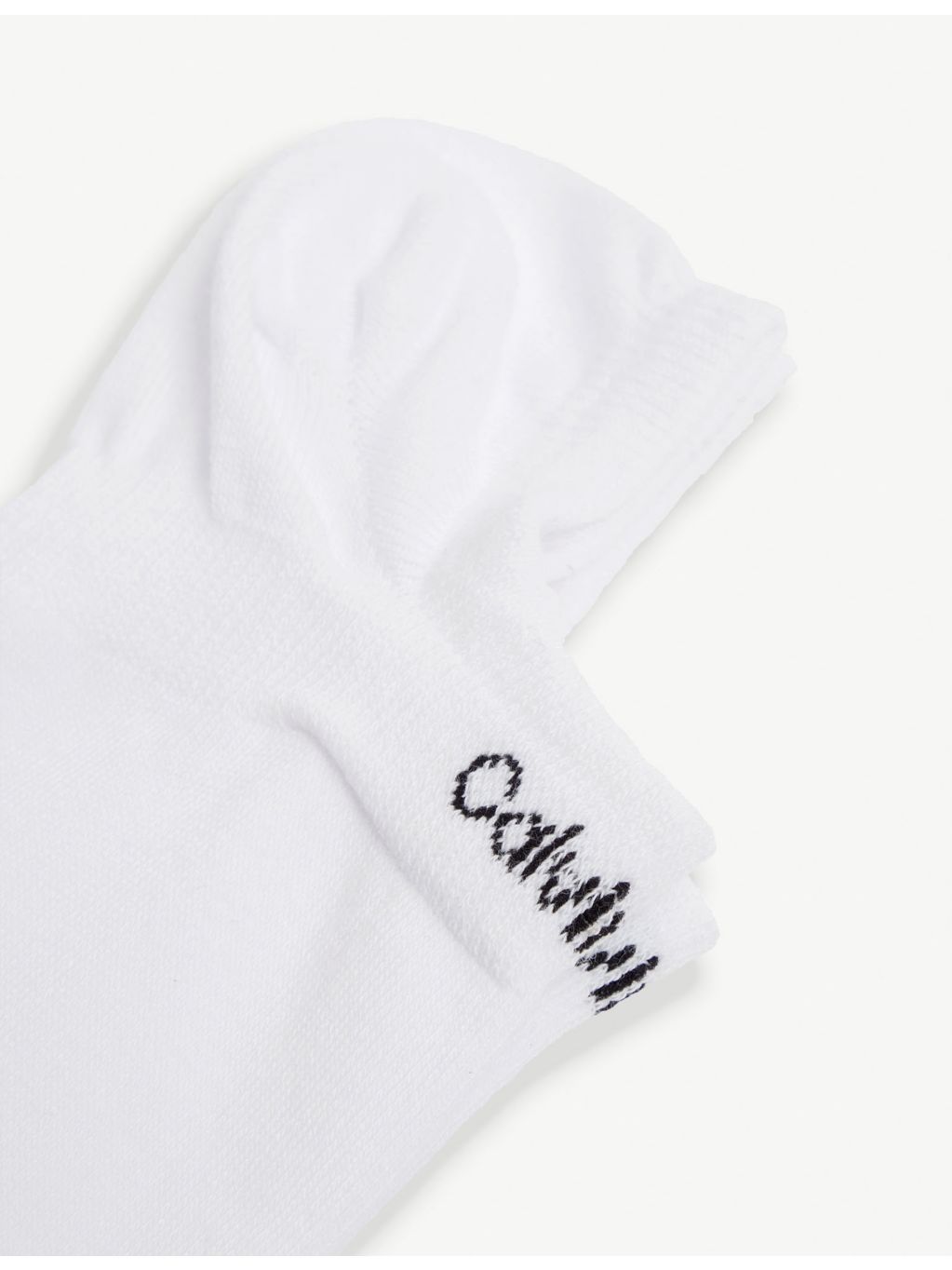 Calvin Klein Coolmax cotton-blend liner socks pack of two - British product