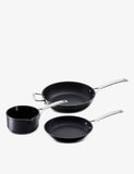 Le Creuset Toughened Non-Stick saucepan set of three - British product