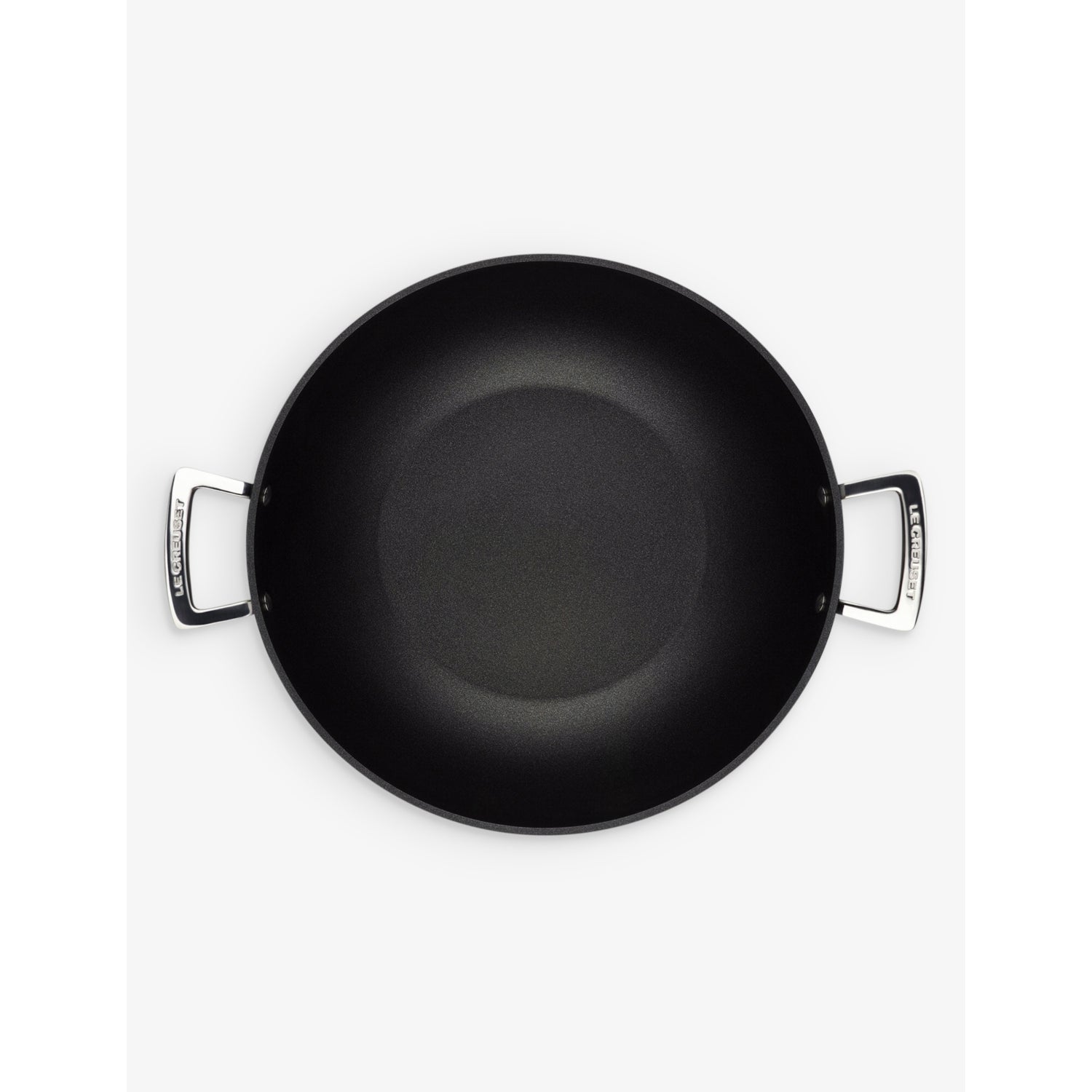Le Creuset toughened non-stick aluminium wok 32cm, imported from the UK