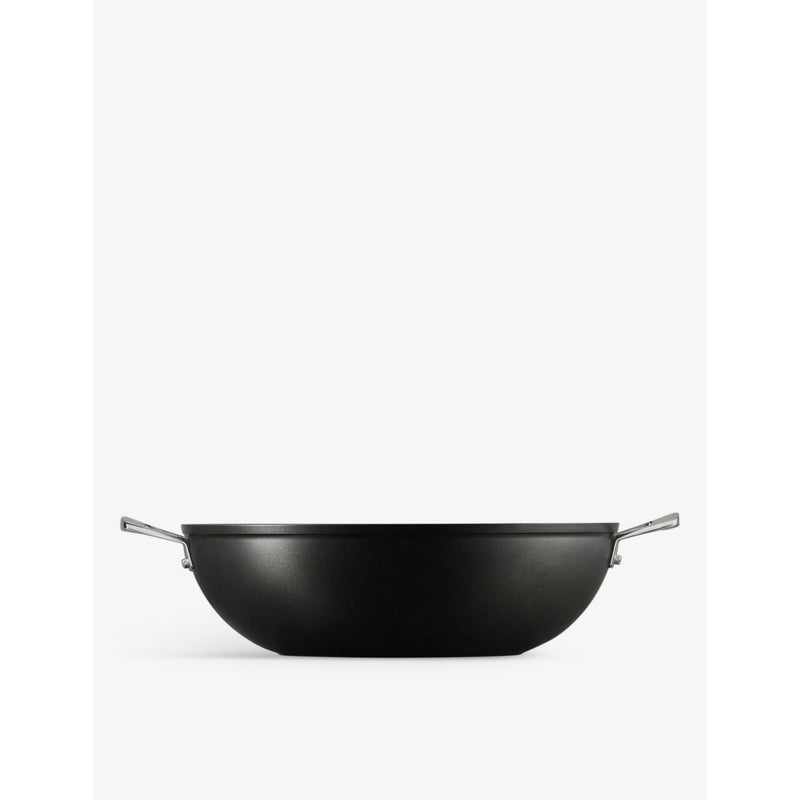 Le Creuset toughened non-stick aluminium wok 32cm, imported from the UK