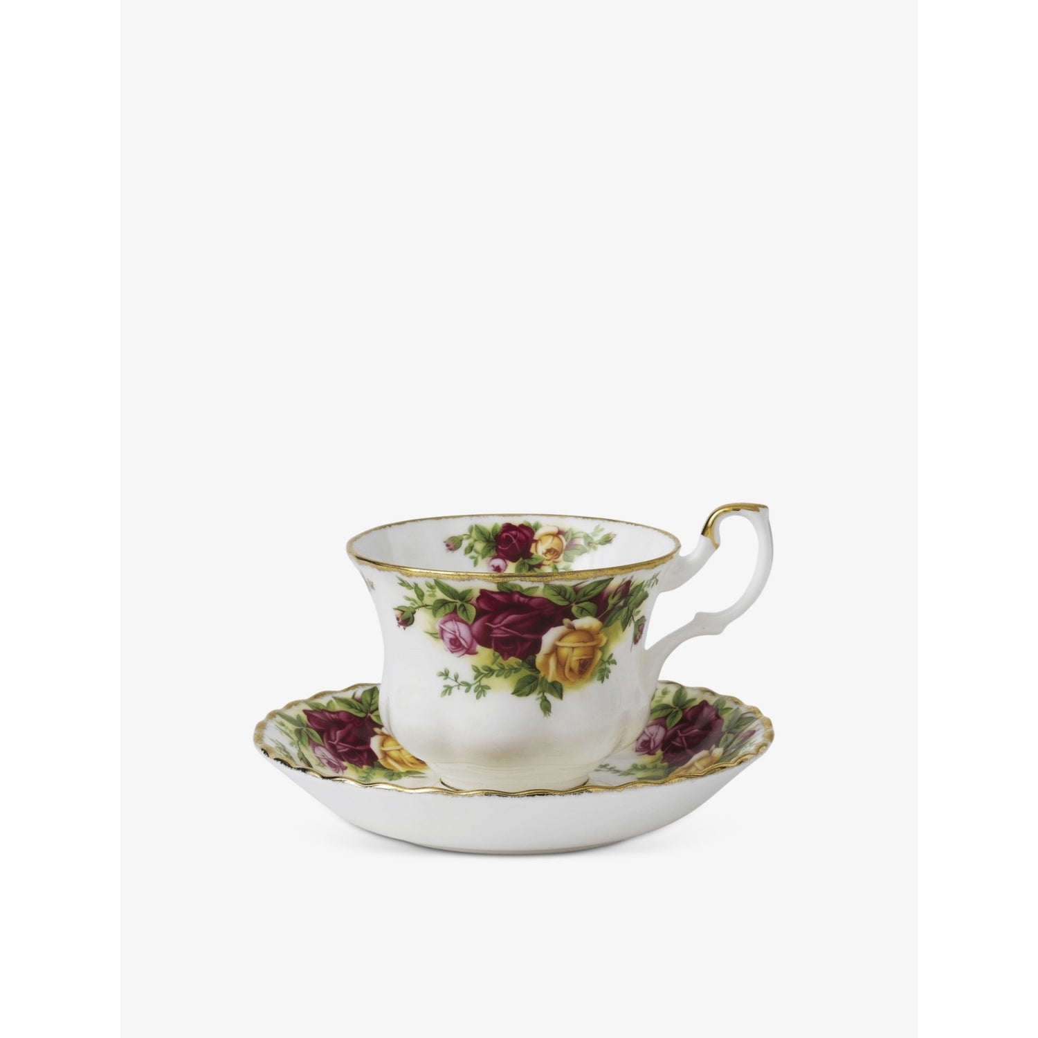 Royal Albert Old Country Roses teacup and saucer, imported from the UK