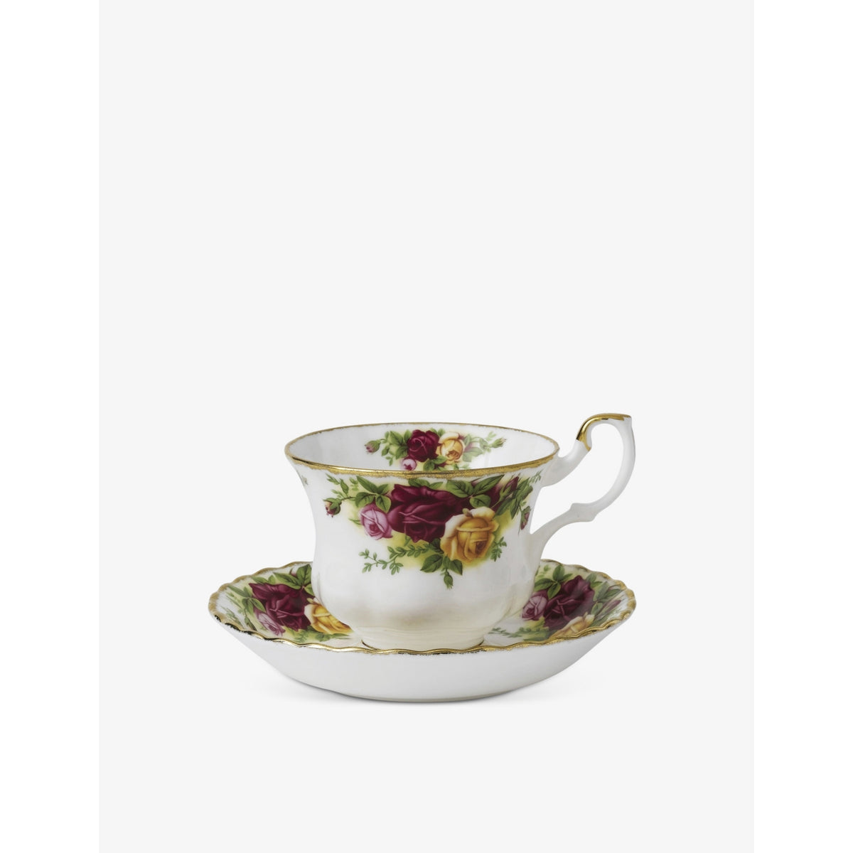 Royal Albert Old Country Roses teacup and saucer, imported from the UK