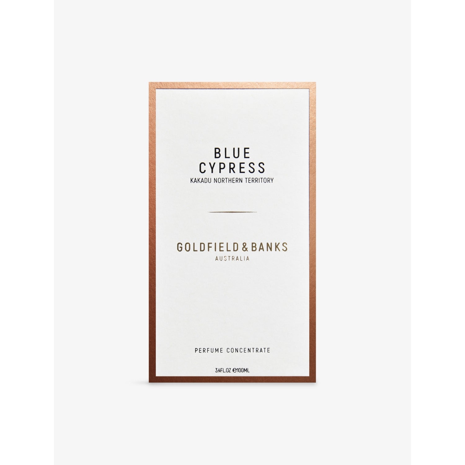 Goldfield & Banks Blue Cypress perfume concentrate 100ml, imported from the UK