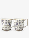 Wedgwood fine bone china mugs Renaissance Gold set of two - British product