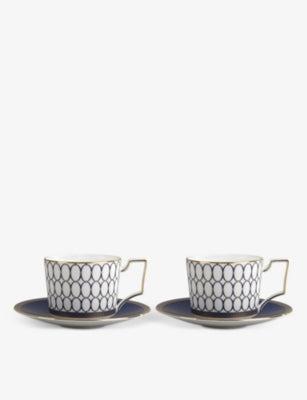 Wedgwood Renaissance Gold cups and saucers set, UK version