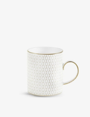 Wedgwood Gio Gold bone china mug 340ml, imported from the UK