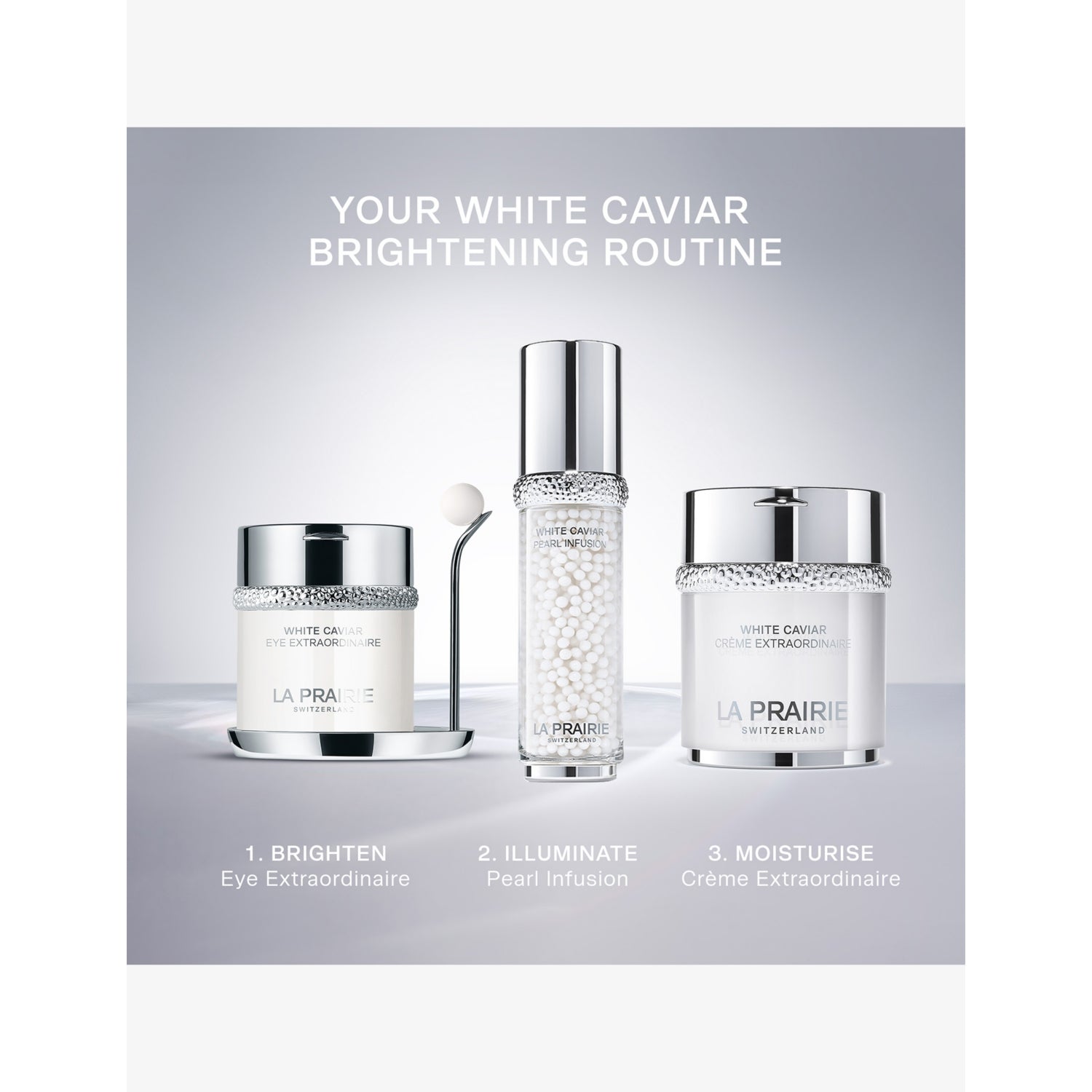 La Prairie White Caviar Illuminating eye cream 20ml, imported from the UK