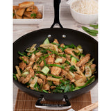 Le Creuset 30cm stir-fry pan with helper handle, UK version