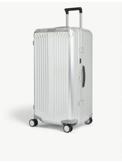 selfridges Samsonite Lite-Box Alu Trunk Aluminium Hard Case 4 Wheel Suitcase 80cm- Buy online at McGrocer