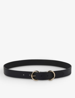 Whistles Double-ring Leather Belt 92.7cm