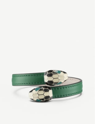 Bulgari Serpenti forever leather bracelet, UK version