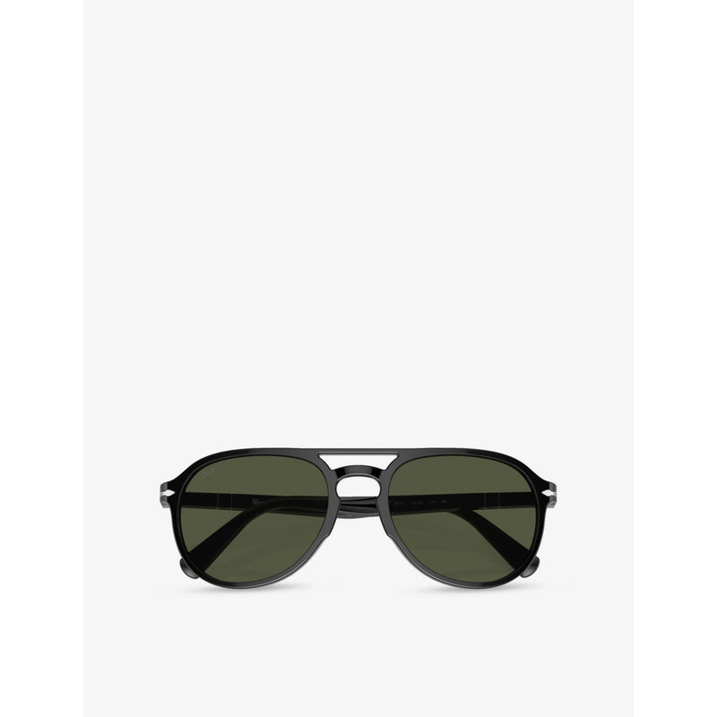 Persol PO3235S pilot acetate sunglasses, imported from the UK