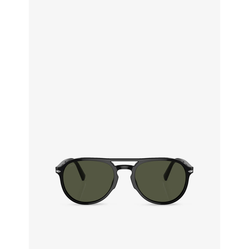 Persol PO3235S pilot acetate sunglasses, imported from the UK