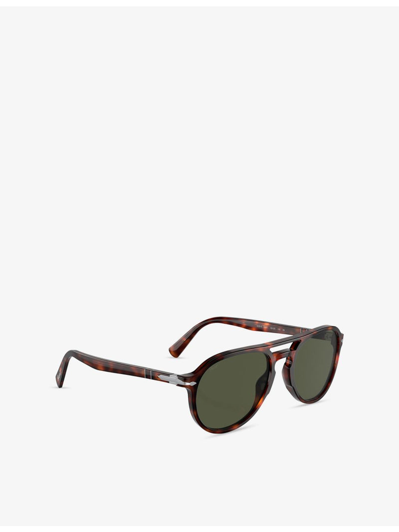 Persol sunglasses PO3235S pilot-frame tortoiseshell, imported from the UK