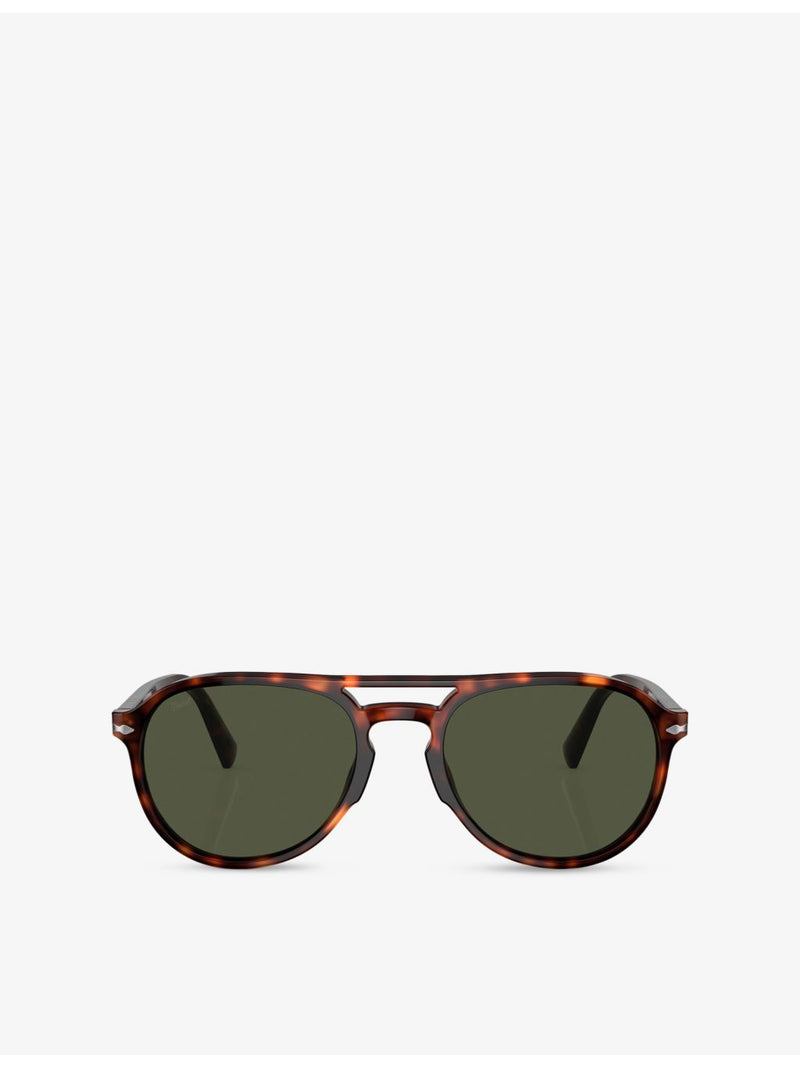 Persol sunglasses PO3235S pilot-frame tortoiseshell, imported from the UK
