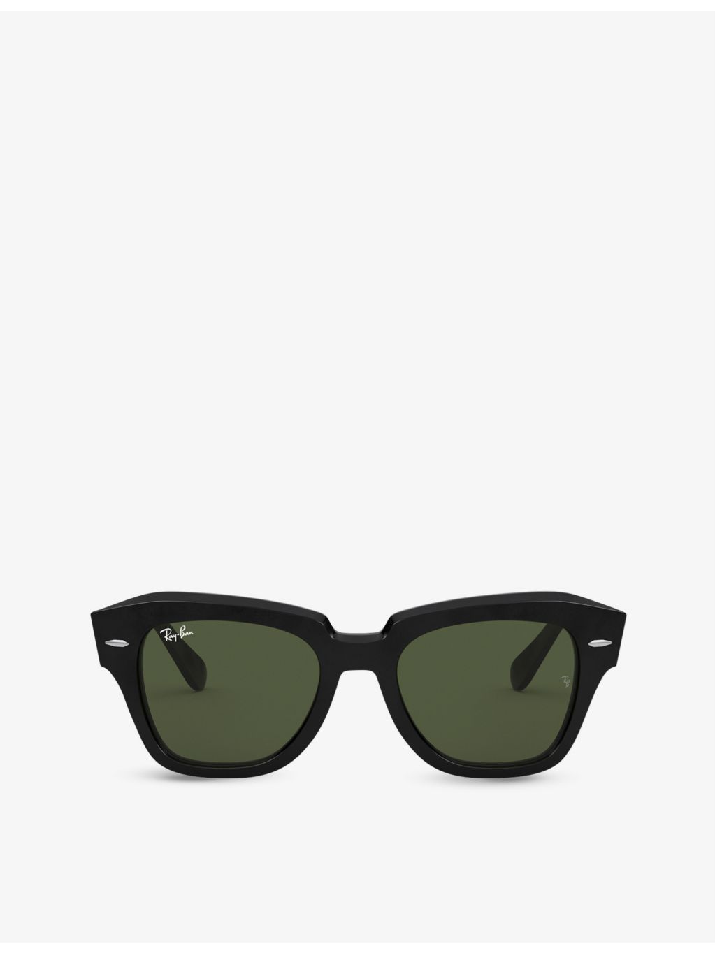 Ray-Ban RB2186 acetate rectangular sunglasses, UK version