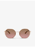 Michael Kors MK1072 Porto oversized irregular frame sunglasses (British brand)