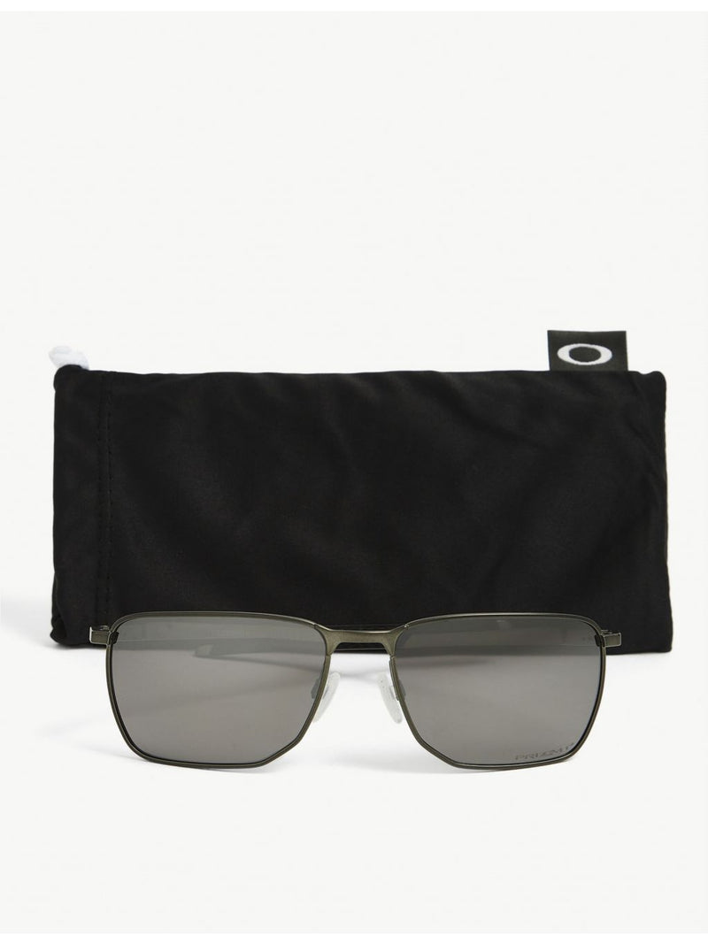 Oakley Ejector metal rectangular-frame sunglasses grey polarised (British brand)