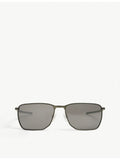Oakley Ejector metal rectangular-frame sunglasses grey polarised (British brand)