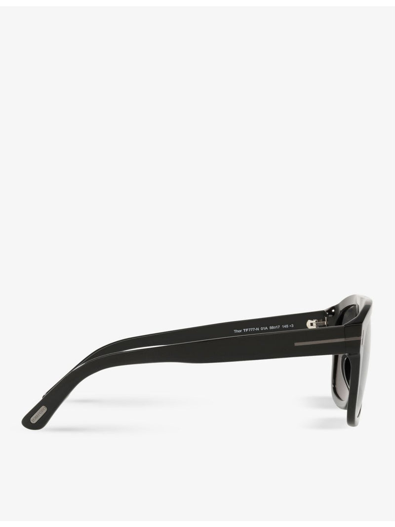 Tom Ford FT0777-N 56 square acetate sunglasses, imported from the UK