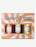 Monkey Kiosk gin set 3 x 50ml, imported from the UK