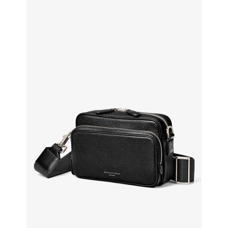 Aspinal of London Reporter leather cross-body bag (British brand)