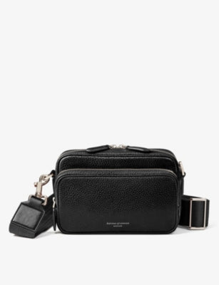 Aspinal of London Reporter leather cross-body bag (British brand)