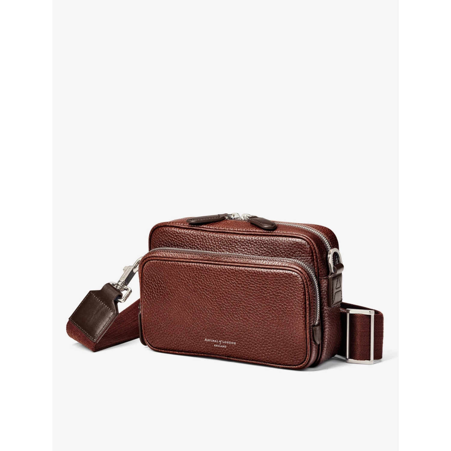 Aspinal of London Reporter leather cross-body bag (British brand)