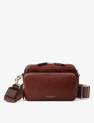 Aspinal of London Reporter leather cross-body bag (British brand)
