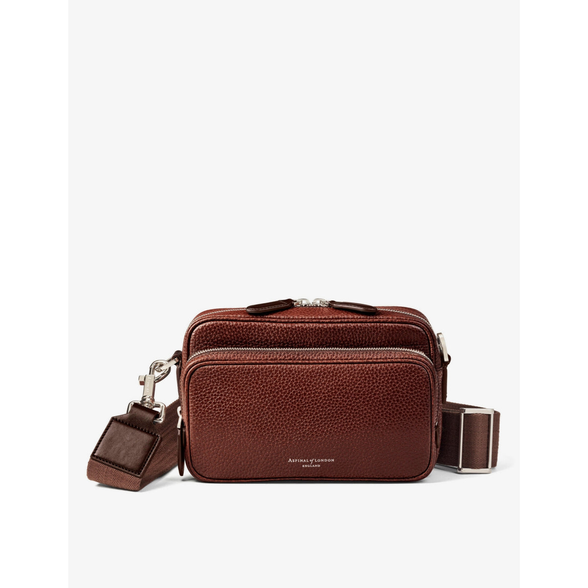 Aspinal of London Reporter leather cross-body bag (British brand)