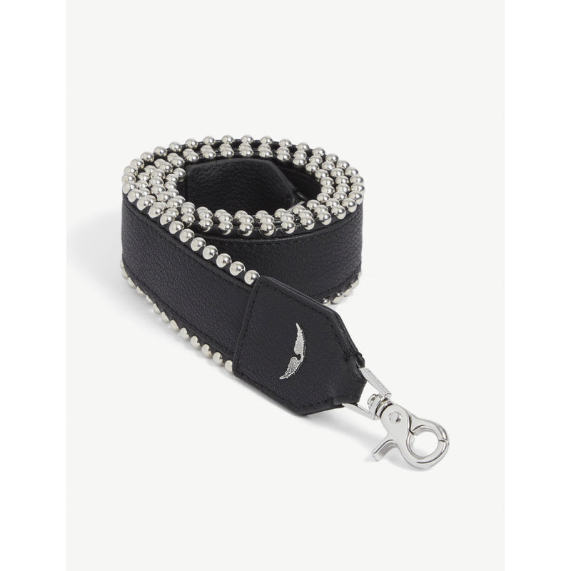 Zadig & Voltaire grained leather bag strap 107cm (British brand)