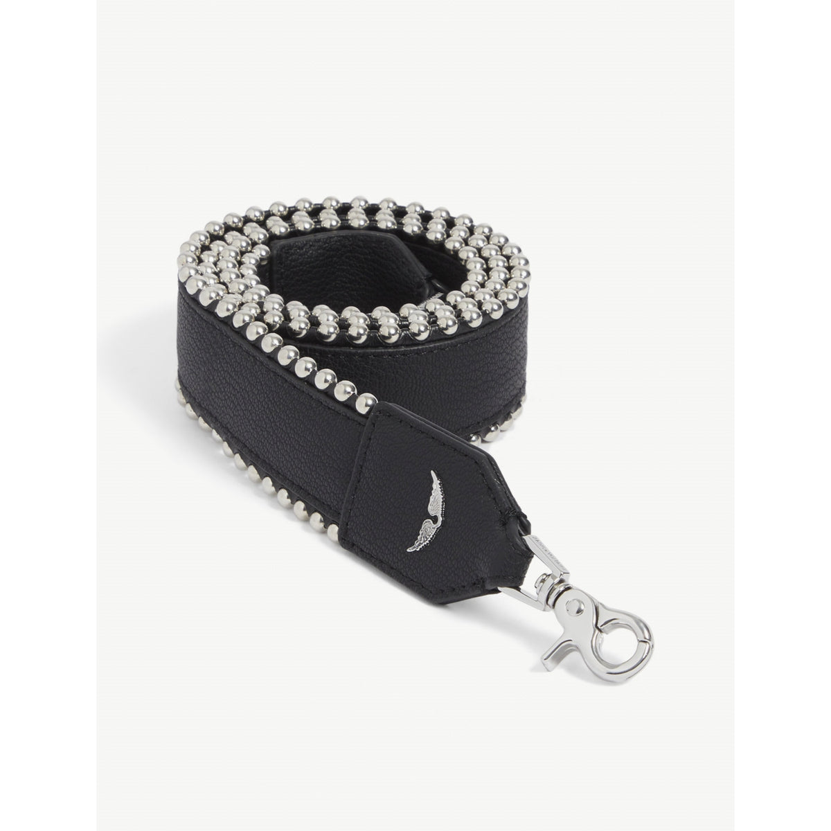 Zadig & Voltaire grained leather bag strap 107cm (British brand)