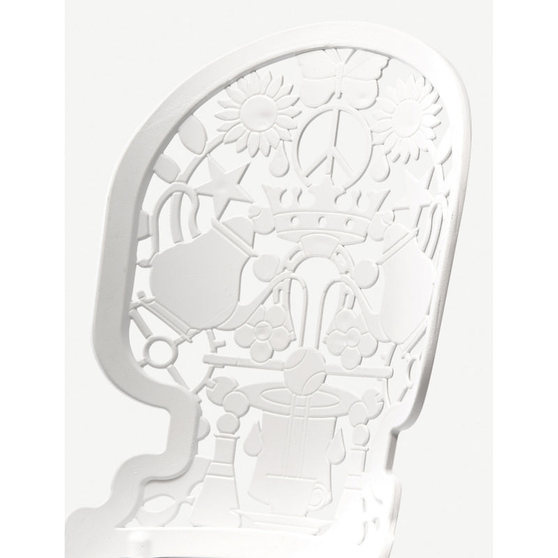 Seletti cast aluminium chair 92cm x 40cm (British brand)