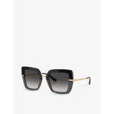 Dolce & Gabbana DG4373 square acetate sunglasses, imported from the UK