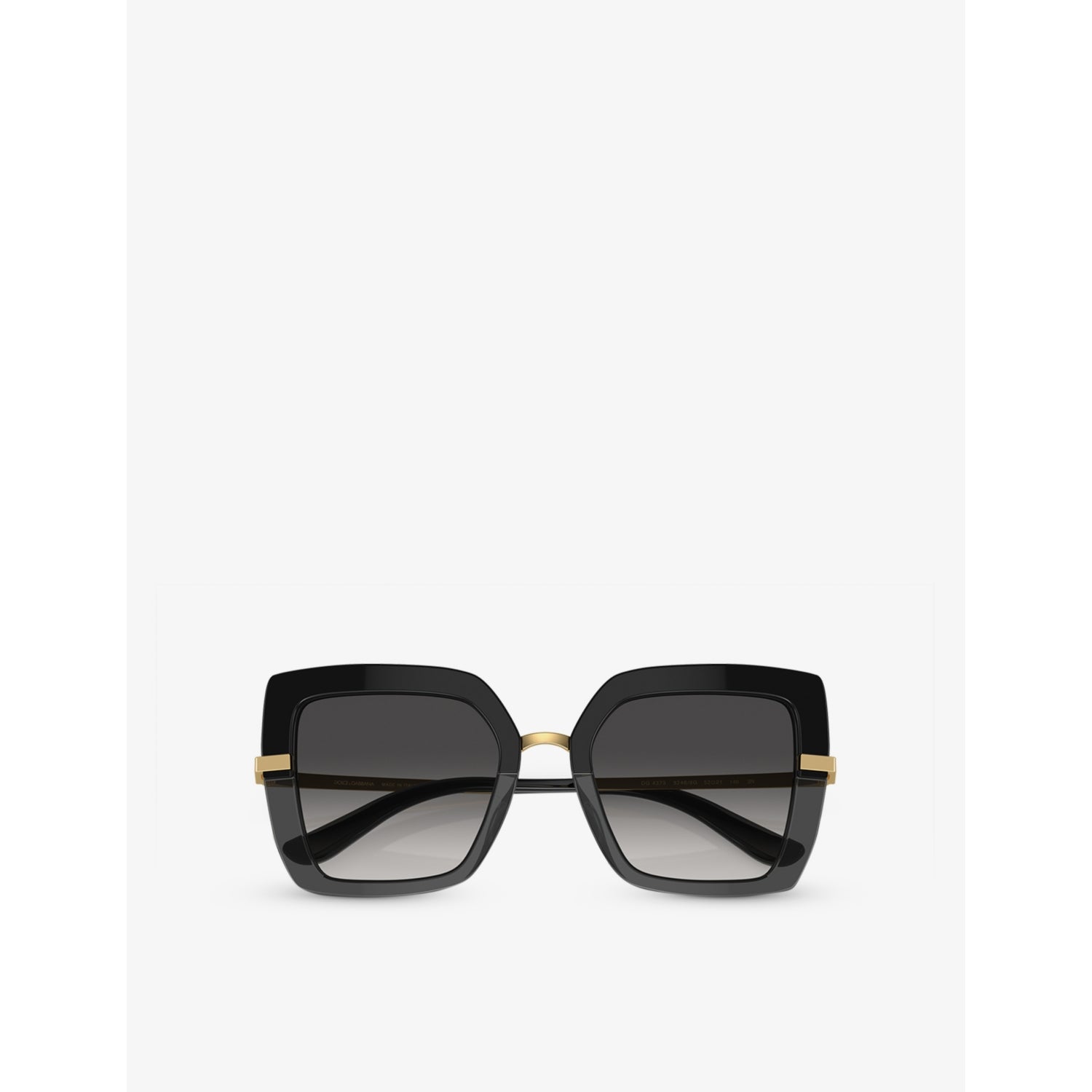 Dolce & Gabbana DG4373 square acetate sunglasses, imported from the UK