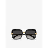 Dolce & Gabbana DG4373 square acetate sunglasses, imported from the UK