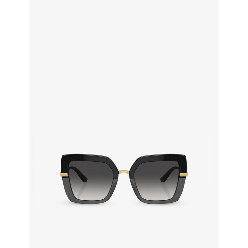 Dolce & Gabbana DG4373 square acetate sunglasses, imported from the UK