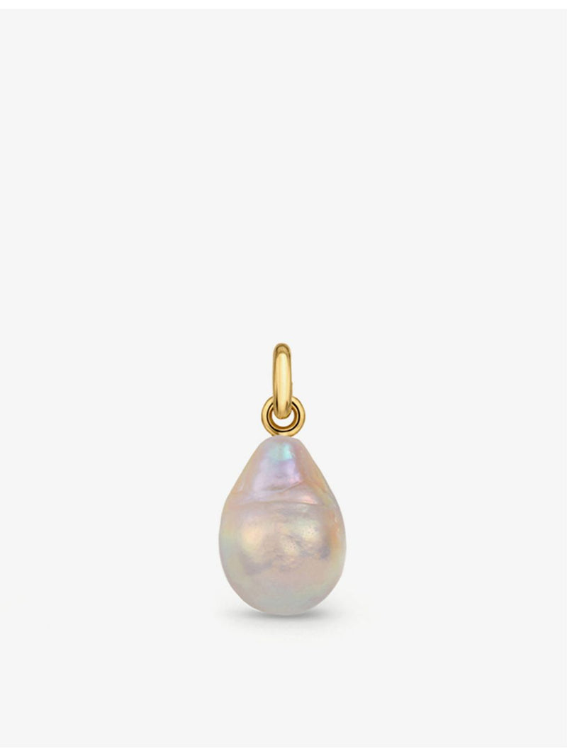 Monica Vinander 18ct gold plated baroque pearl mini pendant (British brand)